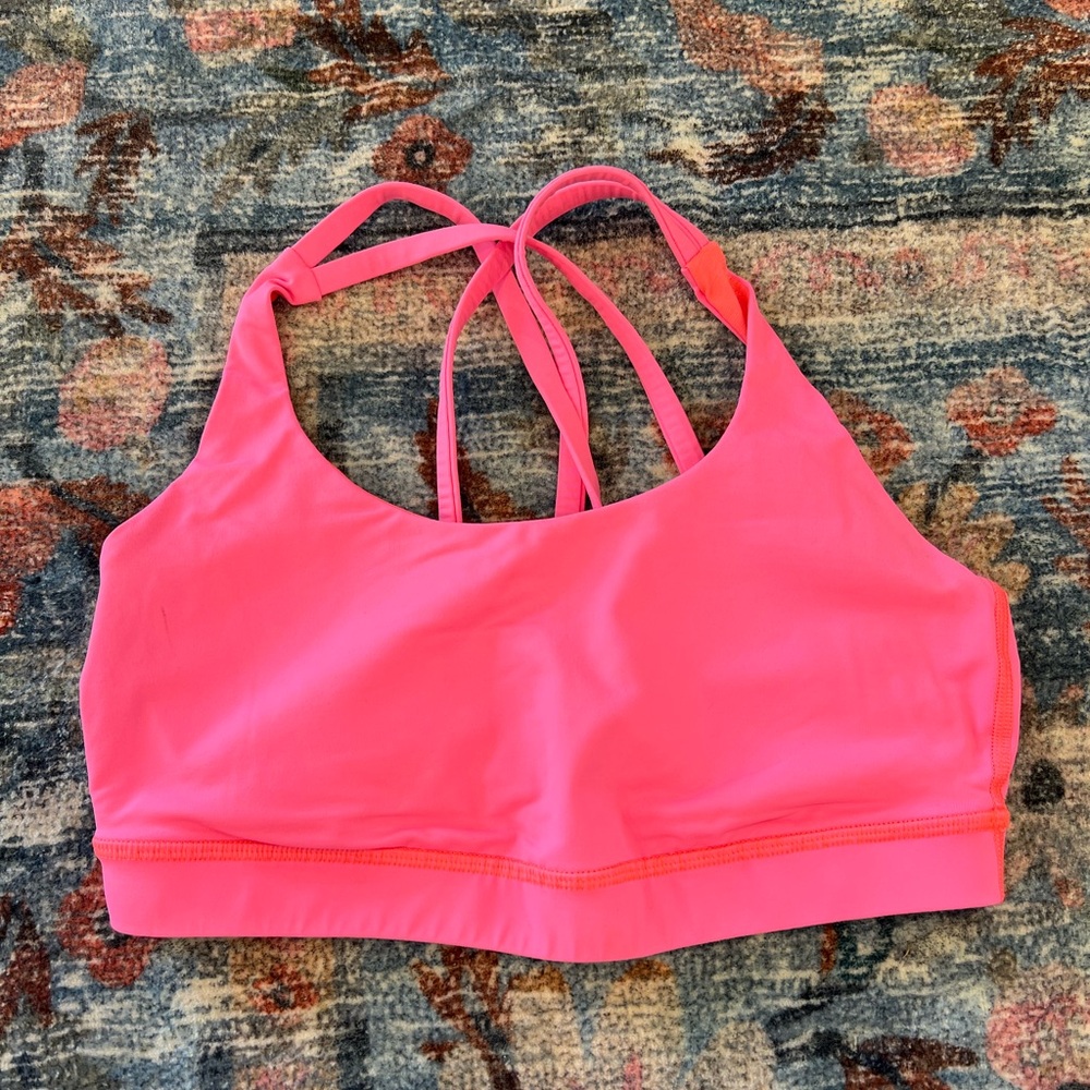 Lululemon Hot Pink Sports Bra